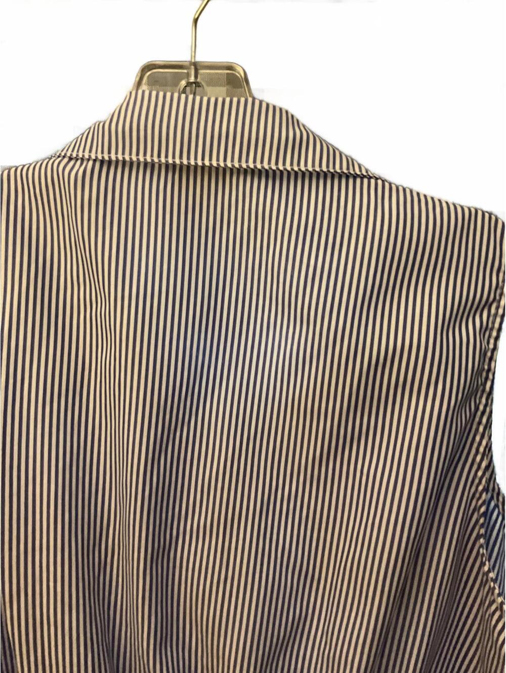 Millennium Blue and White Beachy Coastal  Shirt Dress with Herons  Size XL - Picture 8 of 9